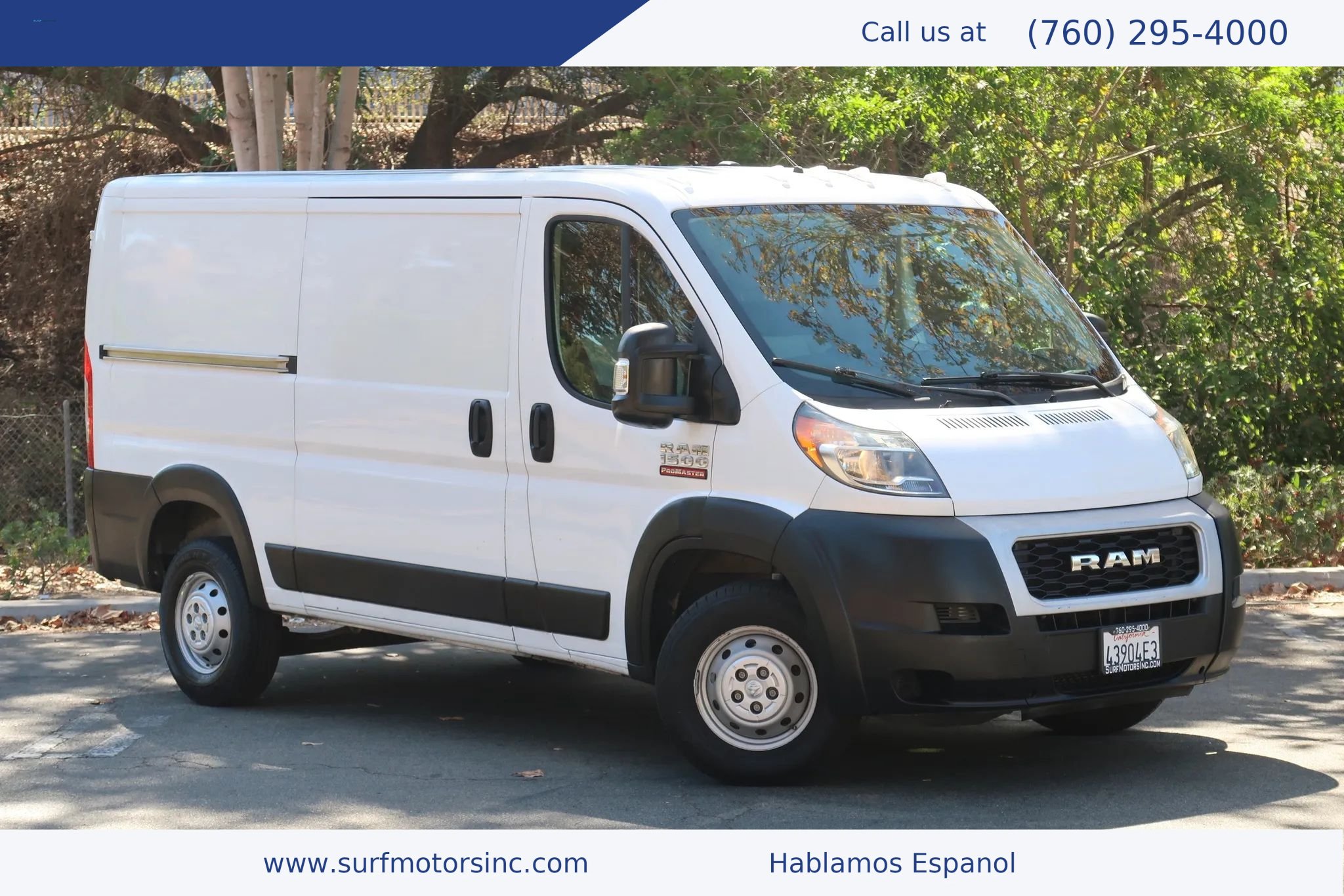 Used 2019 RAM ProMaster 1500 FWD image 1
