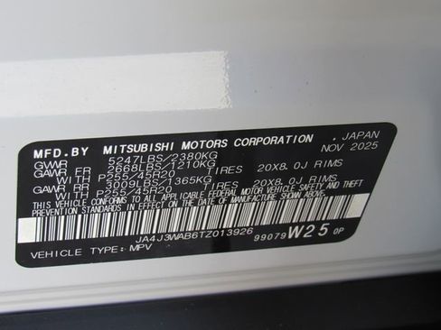 New 2026 Mitsubishi Outlander SEL FWD image 24
