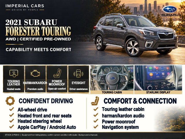 Certified 2021 Subaru Forester Touring AWD/4WD image 6