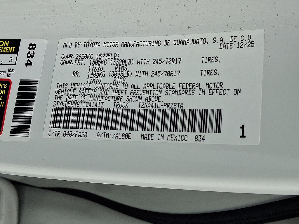 Used 2026 Toyota Tacoma SR RWD image 29