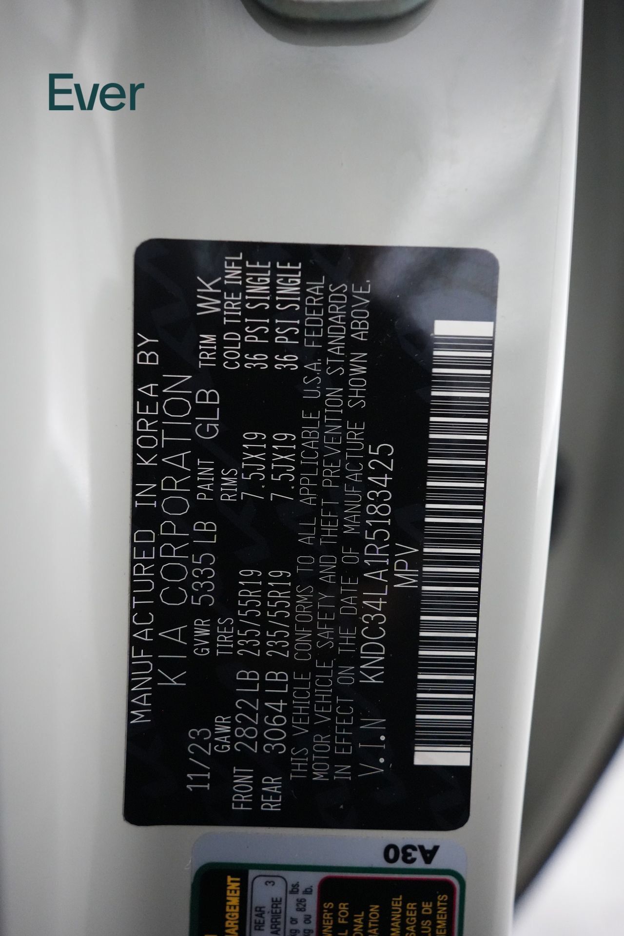 Used 2024 Kia EV6 Wind RWD image 26