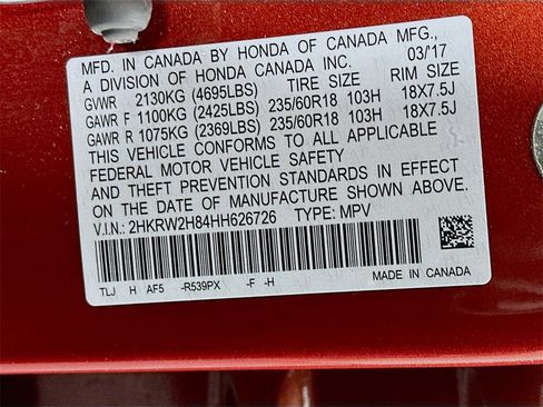 Used 2017 Honda CR-V EX-L image 33