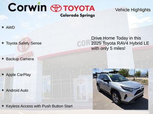 Used 2025 Toyota RAV4 LE image 7