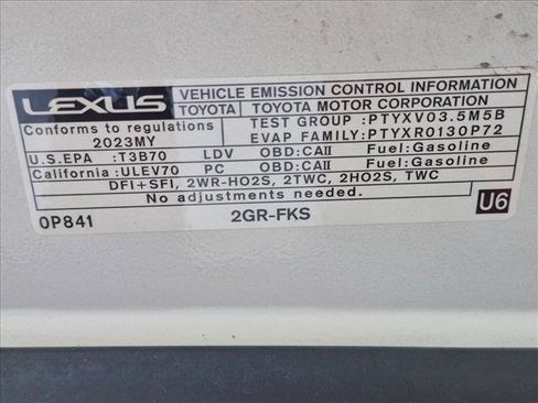 Used 2023 Lexus ES 350 w/ Premium Package FWD image 19