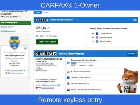 Used 2022 Volkswagen Taos SE w/ IQ.Drive SE Package image 10