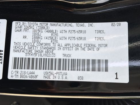 Used 2020 Toyota Tundra Limited w/ Limited Premium Package image 33