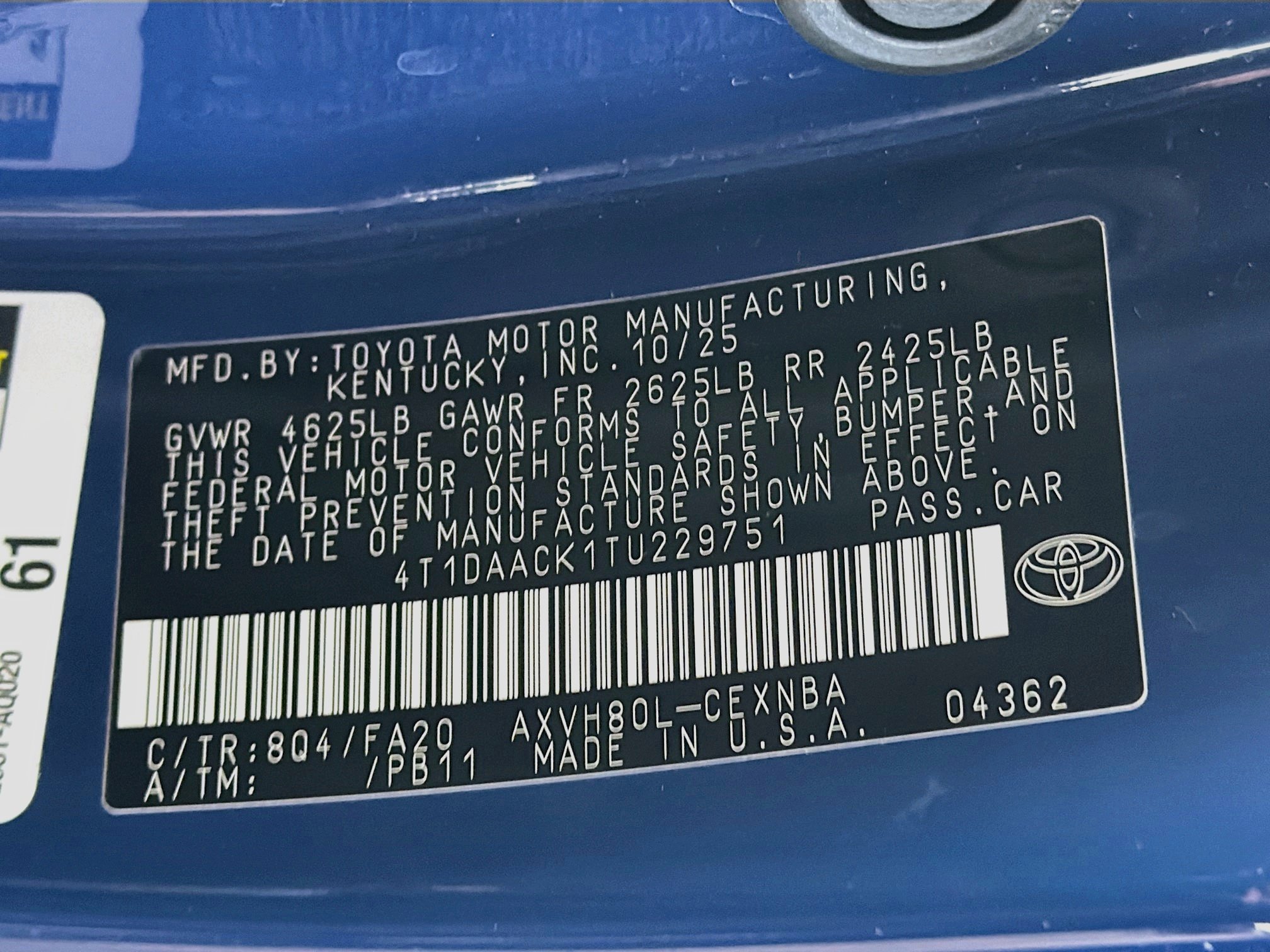 Used 2026 Toyota Camry LE FWD image 12