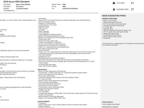 Used 2019 Acura RDX AWD image 4