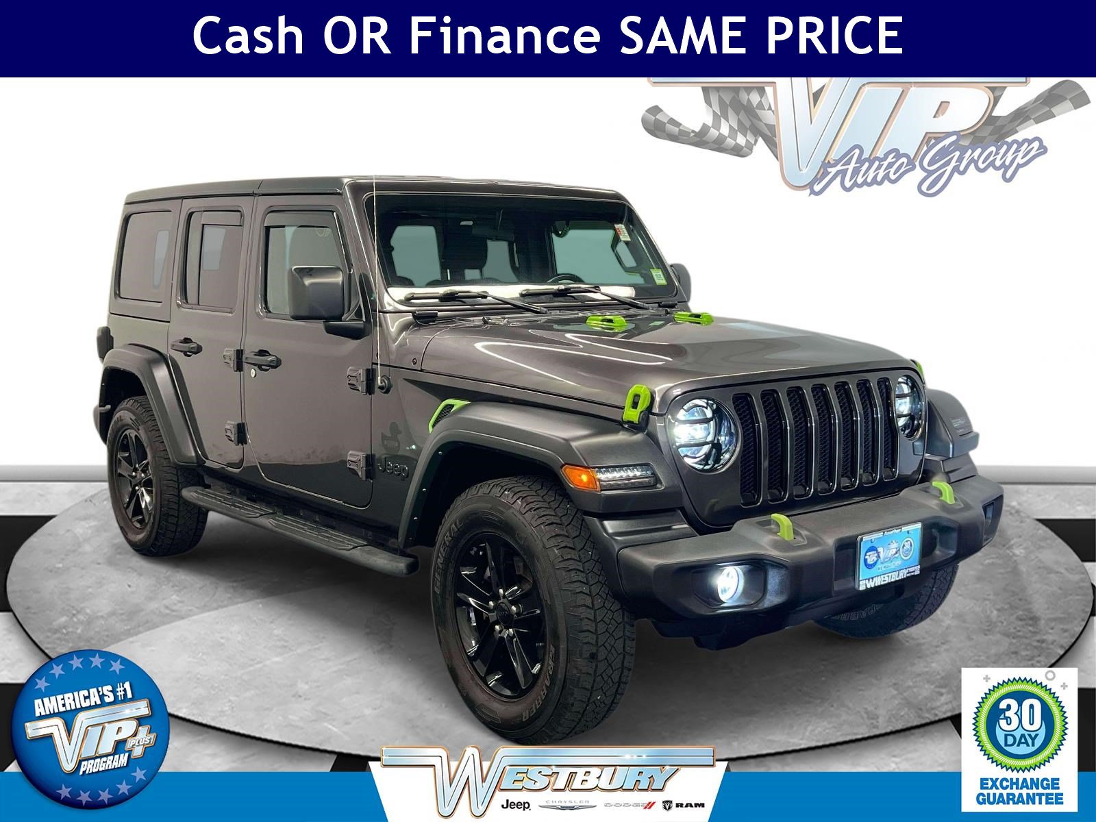 Certified 2021 Jeep Wrangler Unlimited Sport AWD/4WD image 1
