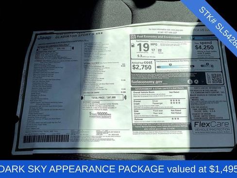 New 2025 Jeep Gladiator Sport image 5