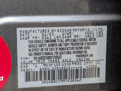 Used 2021 Nissan Sentra SV image 34