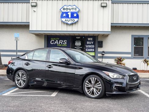 Used 2021 INFINITI Q50 Sensory w/ Cargo Package RWD image 3