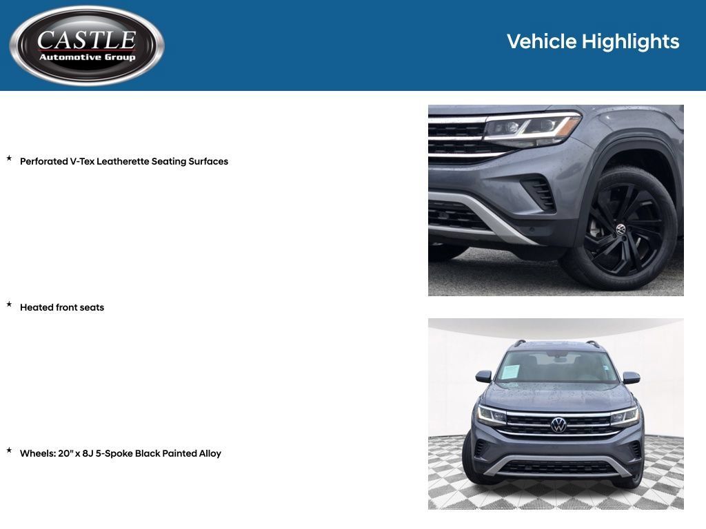 Used 2023 Volkswagen Atlas SE w/ Black Wheel Package AWD/4WD image 8