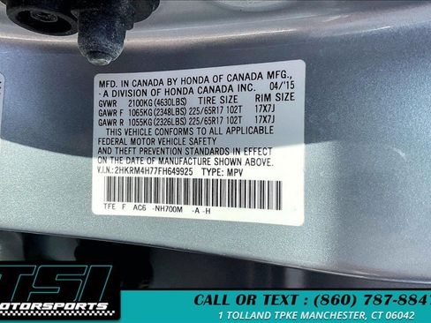 Used 2015 Honda CR-V EX-L image 30