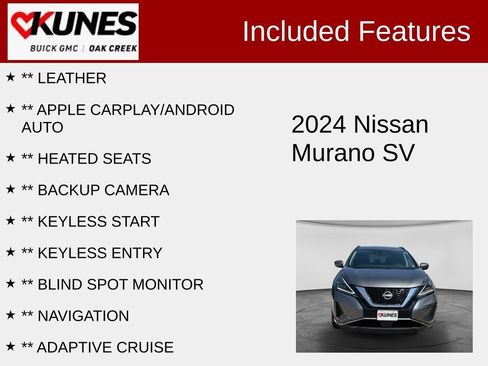 Used 2024 Nissan Murano SV AWD/4WD image 2
