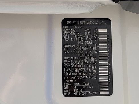 New 2026 Nissan Rogue Platinum w/ Platinum Premium Package image 11