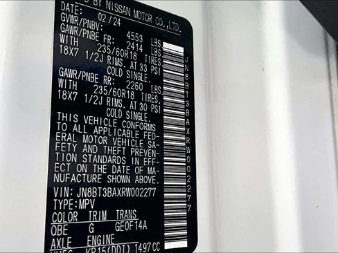 Certified 2024 Nissan Rogue SV image 33