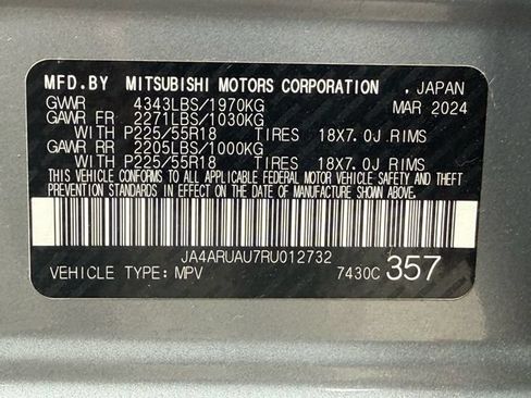 Used 2024 Mitsubishi Outlander Sport LE AWD/4WD image 19