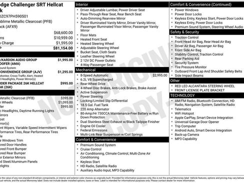 Used 2023 Dodge Challenger SRT Hellcat RWD image 44