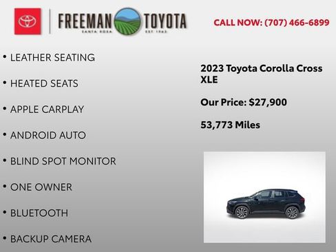 Used 2023 Toyota Corolla Cross XLE AWD/4WD image 5