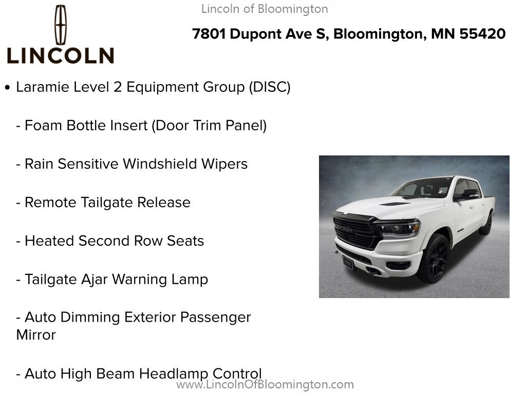 Used 2021 RAM 1500 Laramie AWD/4WD image 9