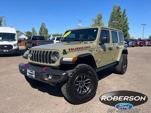 Used 2025 Jeep Wrangler Unlimited Rubicon w/ XTREMEE 35" Tire Package AWD/4WD image 1