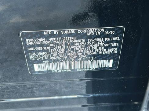 Used 2020 Subaru Forester Limited image 47