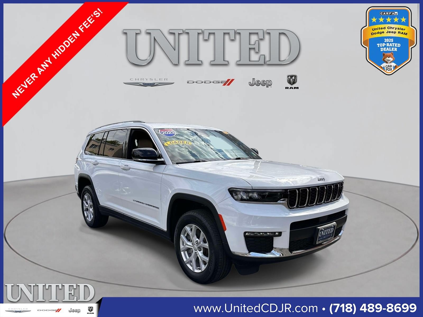 Used 2023 Jeep Grand Cherokee L Limited AWD/4WD image 1