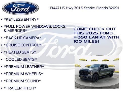New 2025 Ford F350 Lariat w/ Lariat Ultimate Package image 10