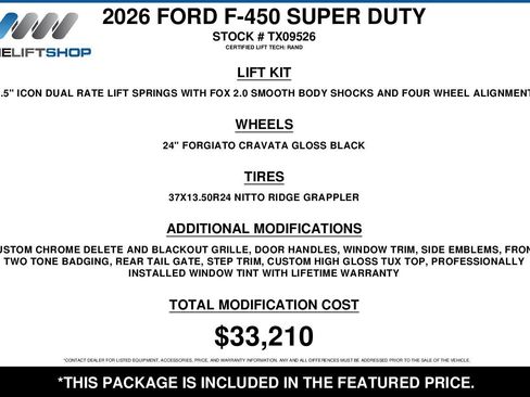 Used 2026 Ford F450 Platinum w/ Platinum Plus Package AWD/4WD image 2