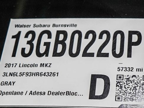 Used 2017 Lincoln MKZ Reserve w/ Climate Package AWD/4WD image 30