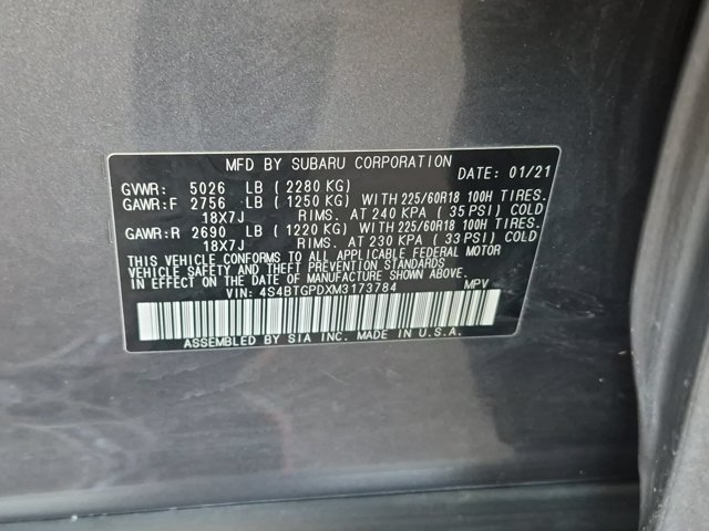 Used 2021 Subaru Outback Touring XT AWD/4WD image 15