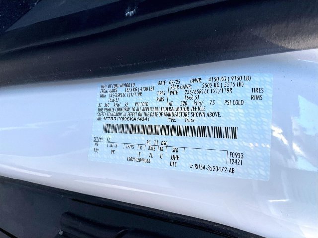 Used 2025 Ford Transit 250 Low Roof w/ Load Area Protection Package RWD image 9