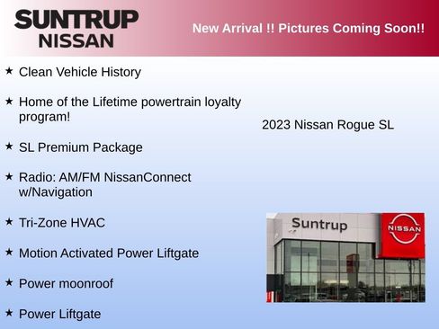 Used 2023 Nissan Rogue SL w/ SL Premium Package FWD image 3