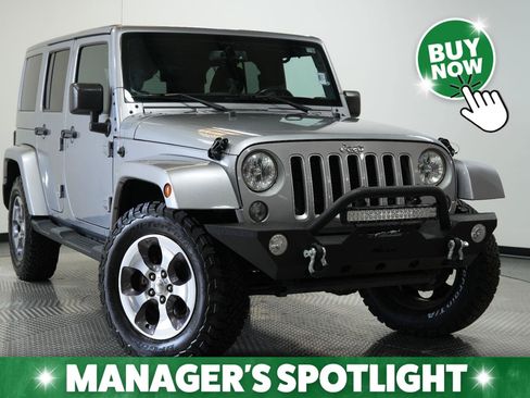 Used 2016 Jeep Wrangler Unlimited Sahara w/ Max Tow Package AWD/4WD image 1