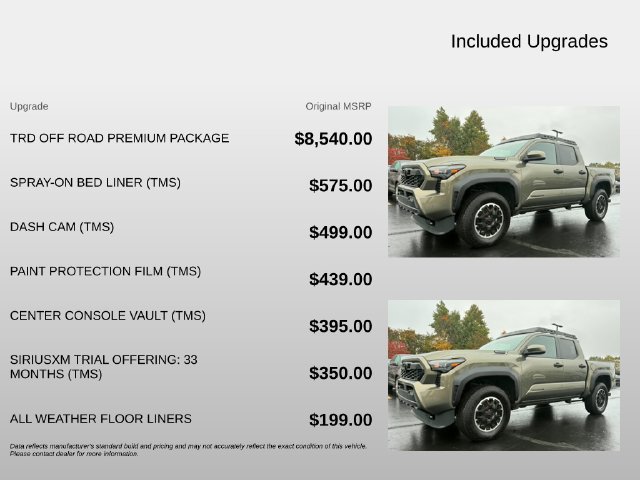 Used 2026 Toyota Tacoma TRD Off-Road w/ TRD Off Road Premium Package AWD/4WD image 4