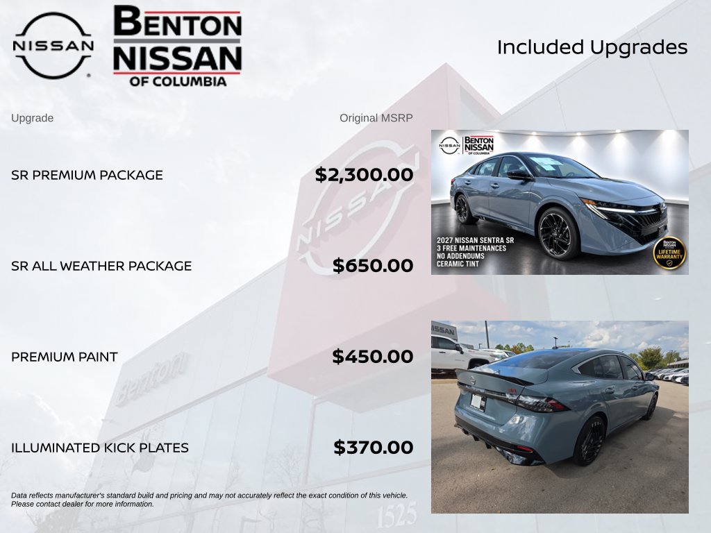 Certified 2026 Nissan Sentra SR w/ SR Premium Package FWD image 5