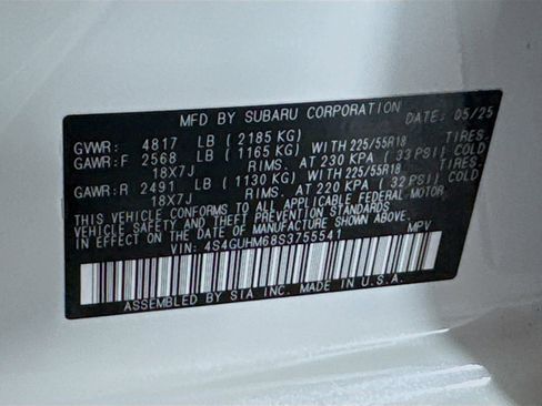 Certified 2025 Subaru Crosstrek 2.5i Limited w/ Crosstrek Mirror Package image 40