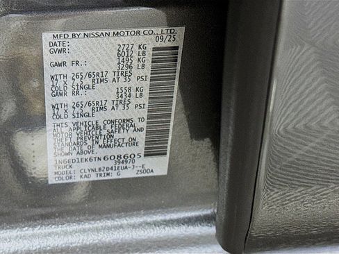 New 2026 Nissan Frontier SV w/ Tow Package image 29