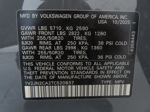 Used 2026 Volkswagen Atlas SE FWD image 28