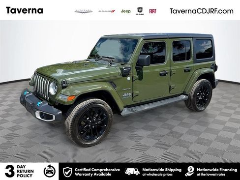 Used 2023 Jeep Wrangler Unlimited Sahara w/ Cold Weather Group AWD/4WD image 1