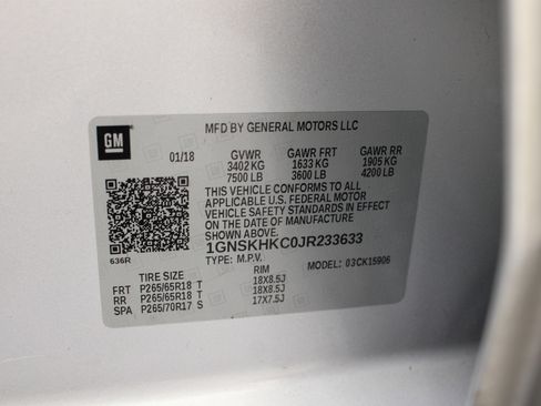 Used 2018 Chevrolet Suburban LT AWD/4WD image 39