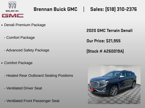 Certified 2020 GMC Terrain Denali w/ Denali Premium Package AWD/4WD image 6