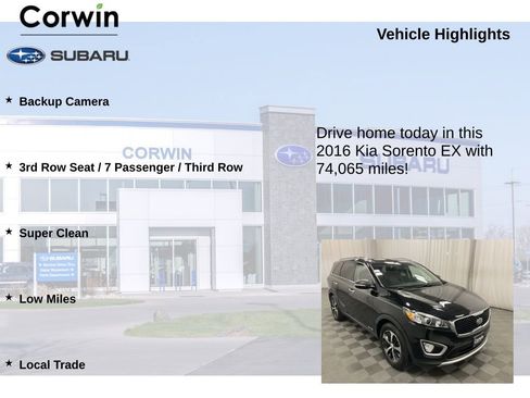 Used 2016 Kia Sorento EX w/ EX Touring Package image 6