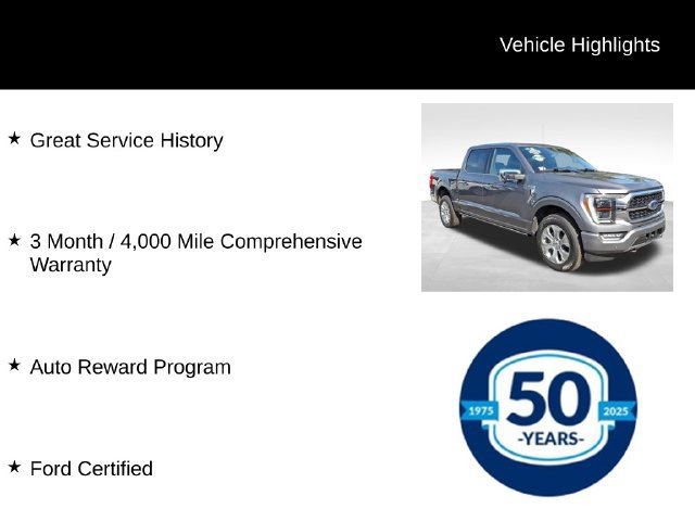 Certified 2023 Ford F150 Platinum w/ Equipment Group 701A High AWD/4WD image 7