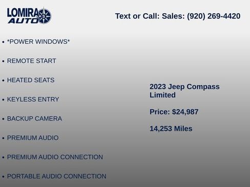 Used 2023 Jeep Compass Limited w/ Elite Group AWD/4WD image 10