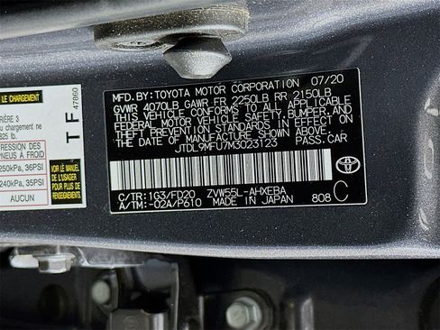 Certified 2021 Toyota Prius LE image 29