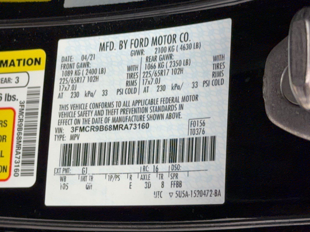Used 2021 Ford Bronco Sport Big Bend AWD/4WD image 31