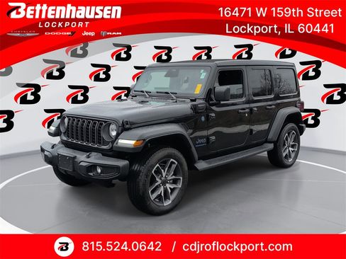 Certified 2025 Jeep Wrangler Unlimited Sport S 4xe w/ Convenience Group image 1