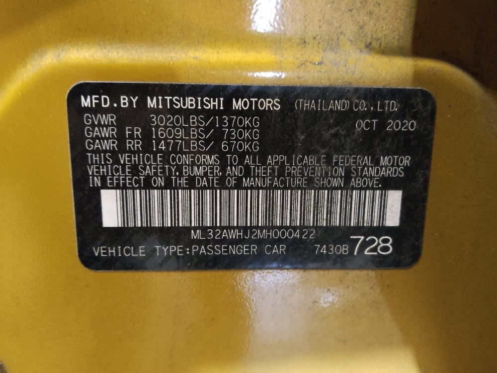 Used 2021 Mitsubishi Mirage SE FWD image 33
